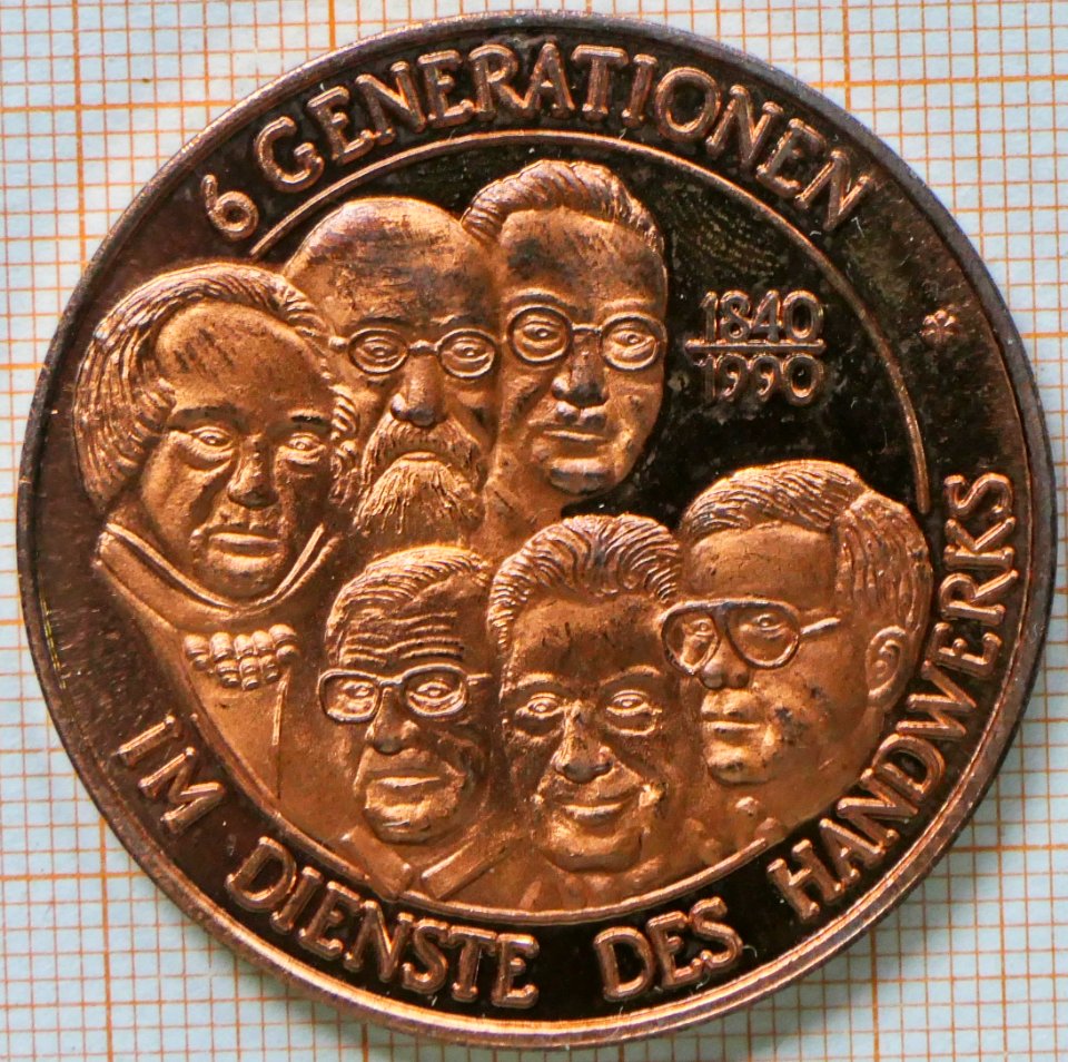Abeler Medaille Köpfe
