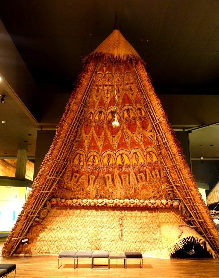 Abelam cult house, Maprik, Papua New Guinea, 1967 - Südseeabteilung - Ethnological Museum, Berlin - DSC00966