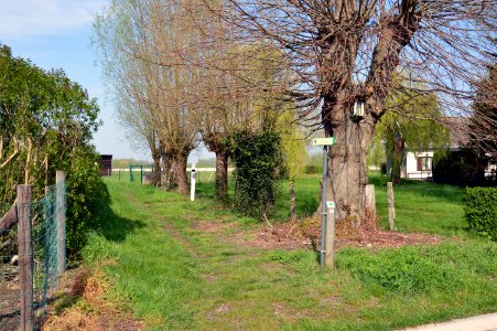 Aardrede tussen Jabekestraat en jaagpad