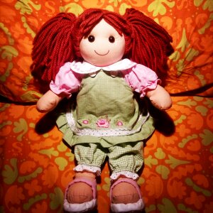 Smile toy red hair photo