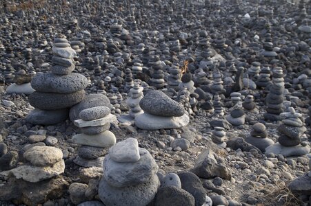 Stone towers spirituality meditation photo