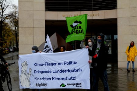 Abgehoben Klimaflieger demonstration 2020-10-30 10