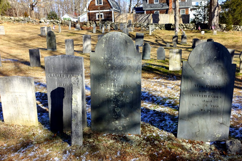 Abijah Parks family - Hillside Cemetery - Stow, Massachusetts - DSC08689