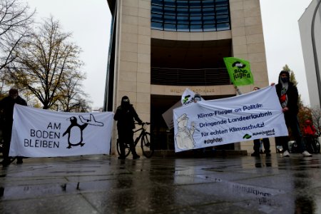 Abgehoben Klimaflieger demonstration 2020-10-30 06