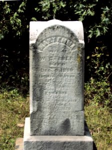 Aber (Mary Emma and Eugenia), Bethany Cemetery, 2015-08-30, 01
