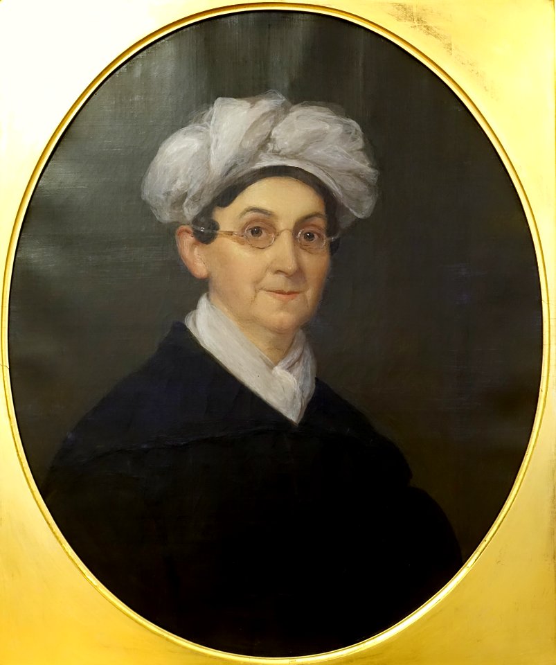 Abigail Trescott Barney Tisdale by James Frothingham, c. 1830-1840, oil on canvas - Old Colony History Museum - Taunton, Massachusetts - DSC03853