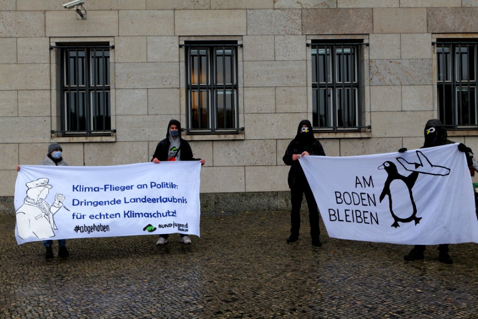 Abgehoben Klimaflieger demonstration 2020-10-30 32