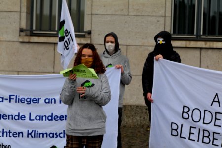 Abgehoben Klimaflieger demonstration 2020-10-30 47