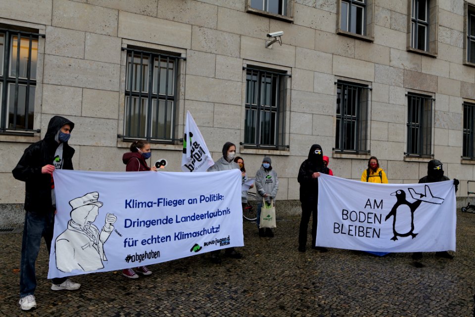 Abgehoben Klimaflieger demonstration 2020-10-30 51