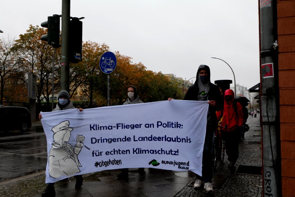 Abgehoben Klimaflieger demonstration 2020-10-30 26