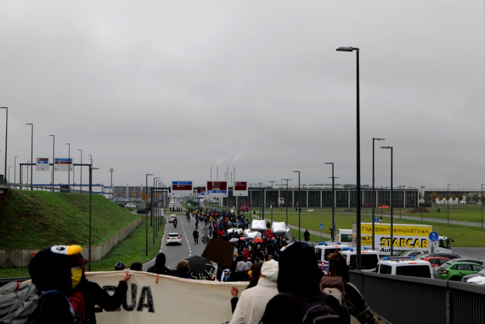Abgehoben demonstration against BER opening 2020-10-31 89
