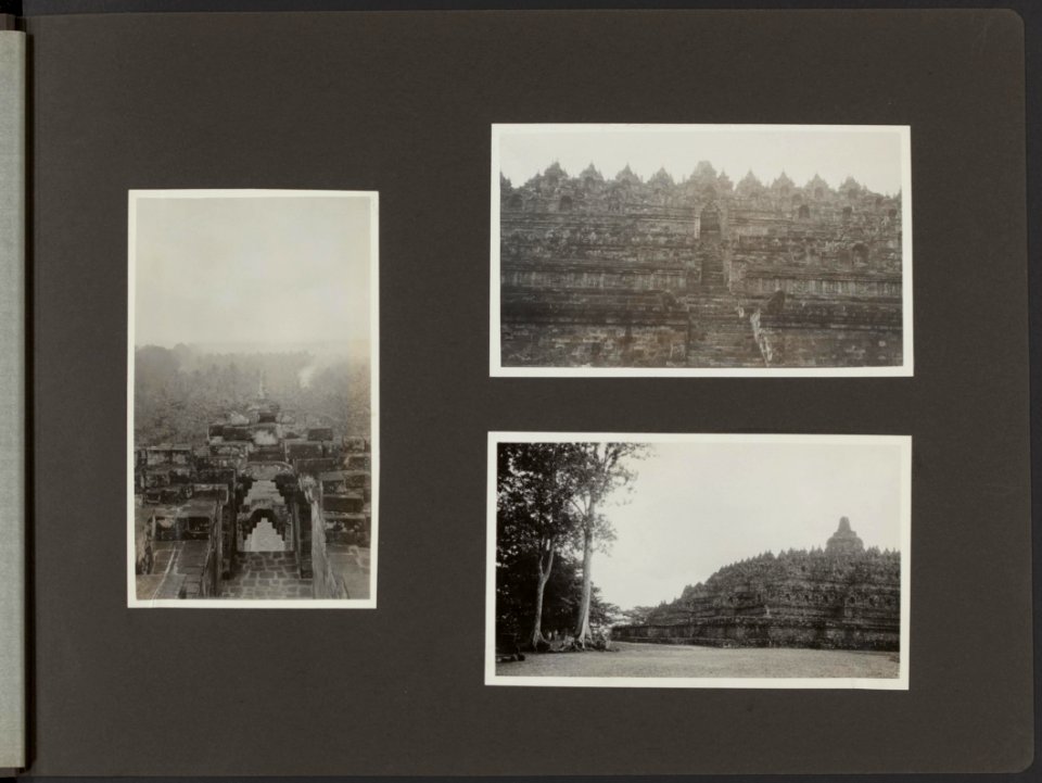 Aanzichten van de Borobudur, Bestanddeelnr 822 11