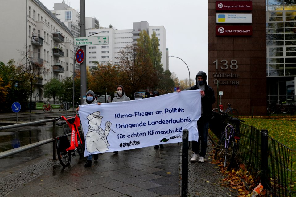 Abgehoben Klimaflieger demonstration 2020-10-30 19
