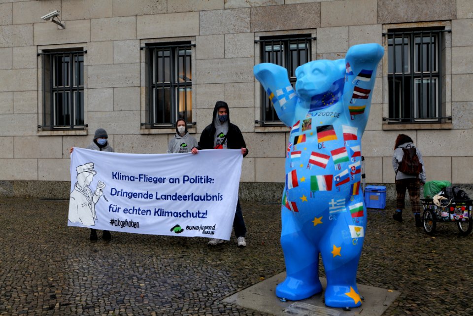 Abgehoben Klimaflieger demonstration 2020-10-30 29