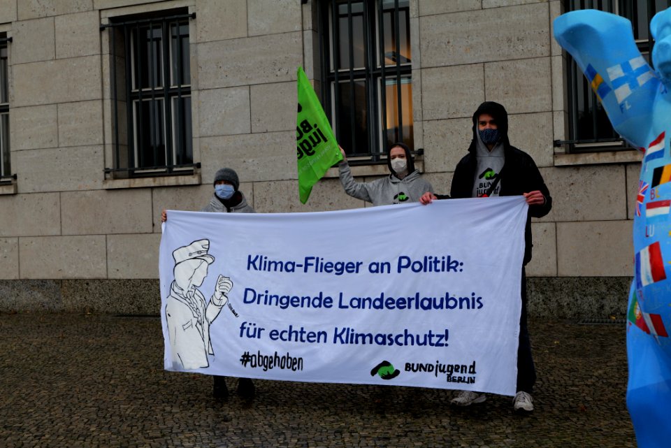 Abgehoben Klimaflieger demonstration 2020-10-30 31