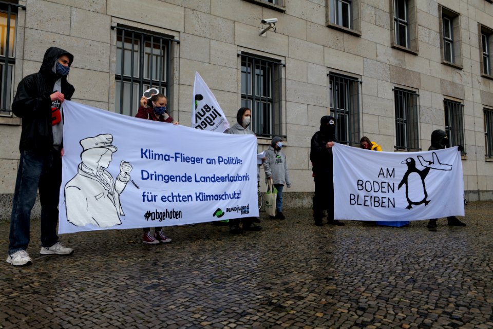 Abgehoben Klimaflieger demonstration 2020-10-30 53