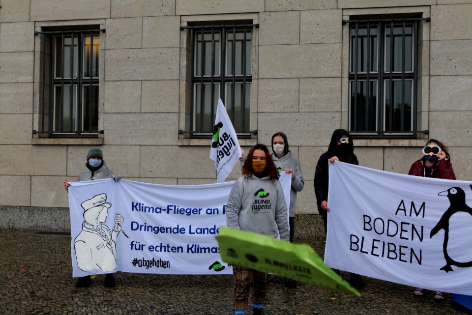 Abgehoben Klimaflieger demonstration 2020-10-30 48