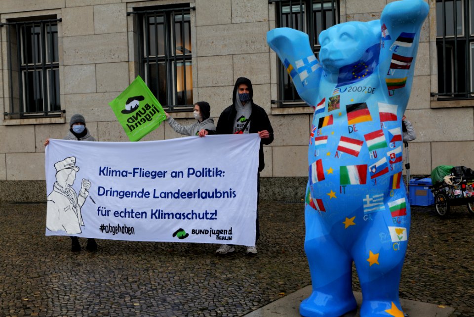 Abgehoben Klimaflieger demonstration 2020-10-30 30