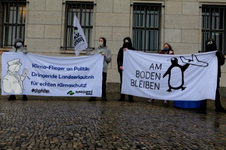 Abgehoben Klimaflieger demonstration 2020-10-30 50