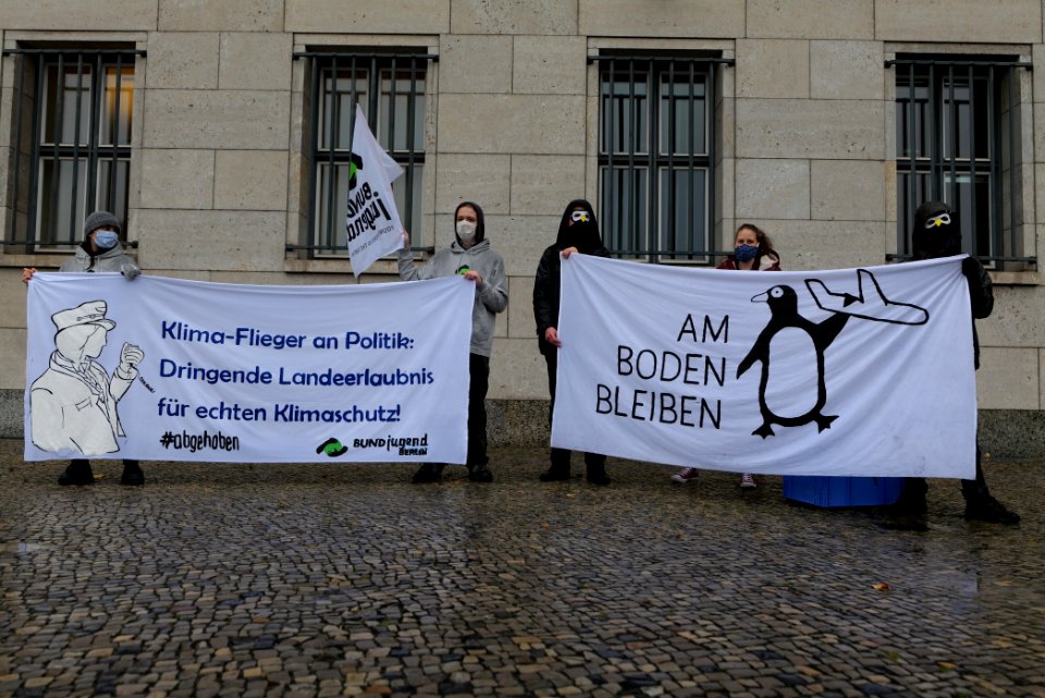 Abgehoben Klimaflieger demonstration 2020-10-30 49