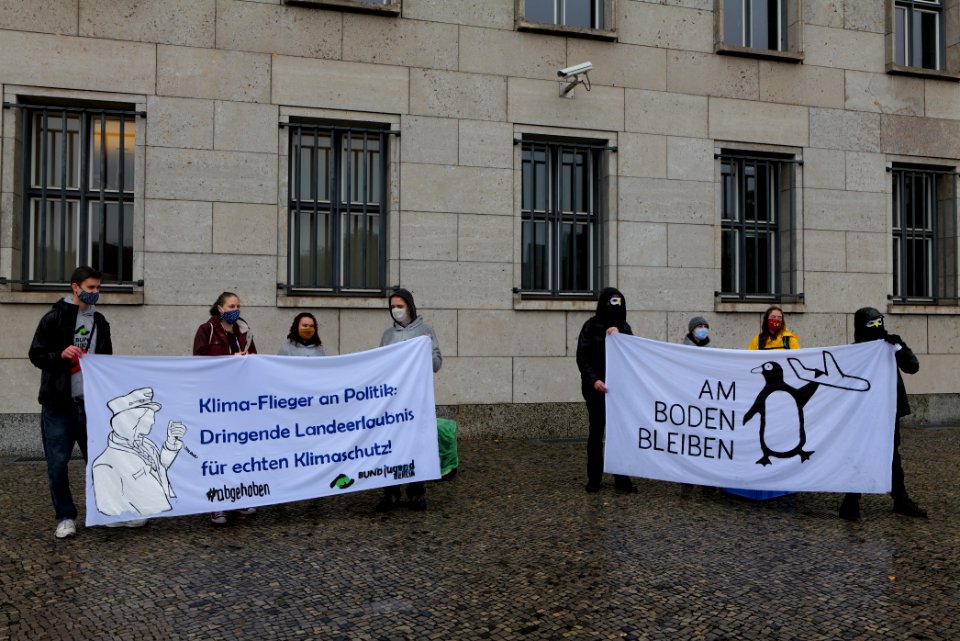 Abgehoben Klimaflieger demonstration 2020-10-30 65