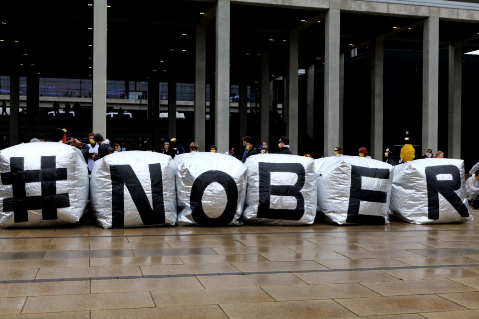 Abgehoben demonstration against BER opening 2020-10-31 116