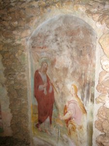 Achte Kreuzwegstation auf dem Weg zur Kalvarienbergkapelle in Salurn 4