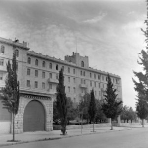 Achterkant van het King David hotel, Bestanddeelnr 255-0338