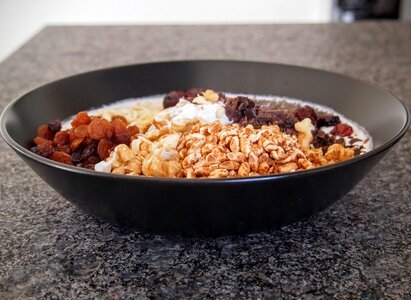 Muesli food bowl