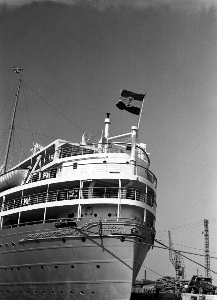 Achtersteven van de Baloeran uit Rotterdam, Bestanddeelnr 191-0139
