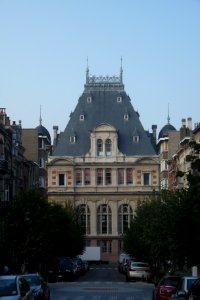 Achtergevel van het stadhuis van Sint-Gillis