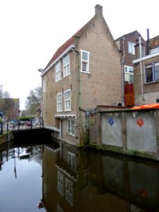 Achterzijde tGrendeltje Lange Tiendeweg Zeugstraat Gouda
