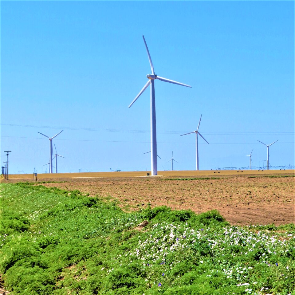 Technology modern windmill north texas