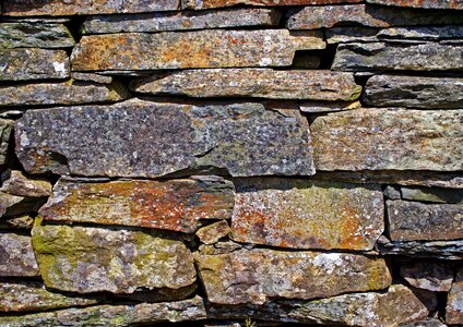 Stone brick gray photo