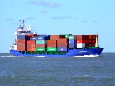 Achiever IMO 9045089 heading for Port of Rotterdam 29-Aug-2007