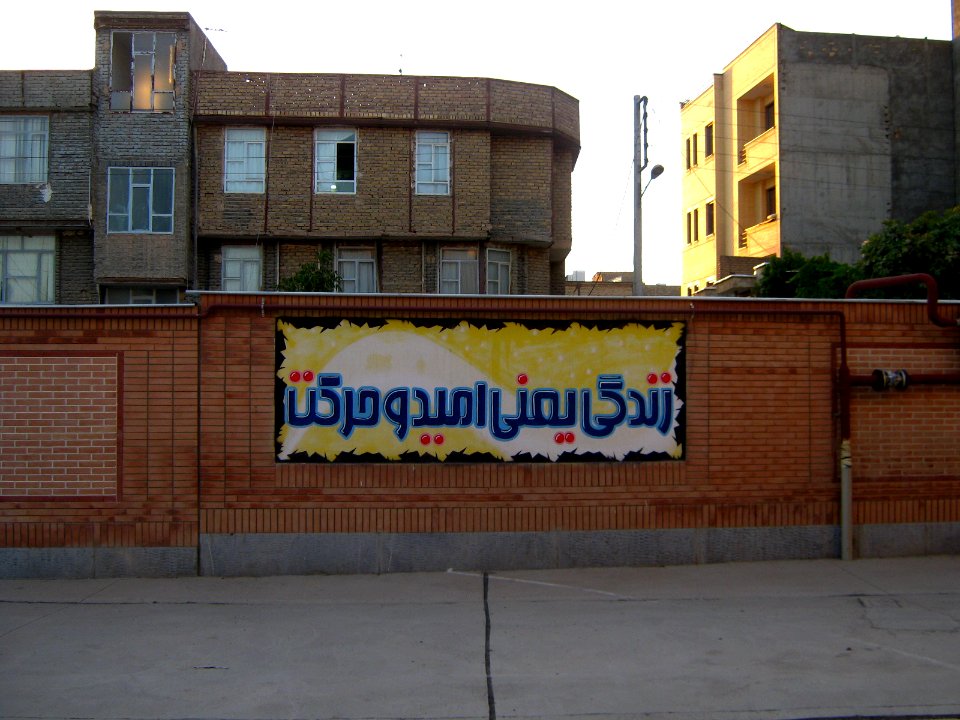 Abu Reyahan al-Biruni Middle School - Nishapur-wall painting 002