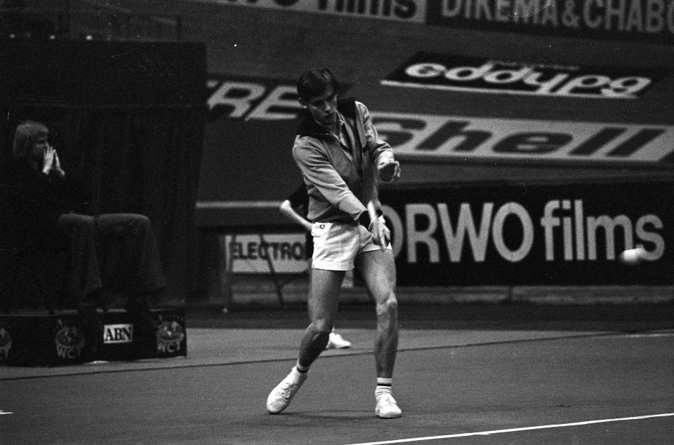 ABN-tennistoernooi Rotterdam Sanders in actie, Bestanddeelnr 927-0912