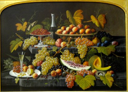 Abundance, Severin Roesen, c. 1860 - Museum of Fine Arts, Springfield, MA - DSC04023