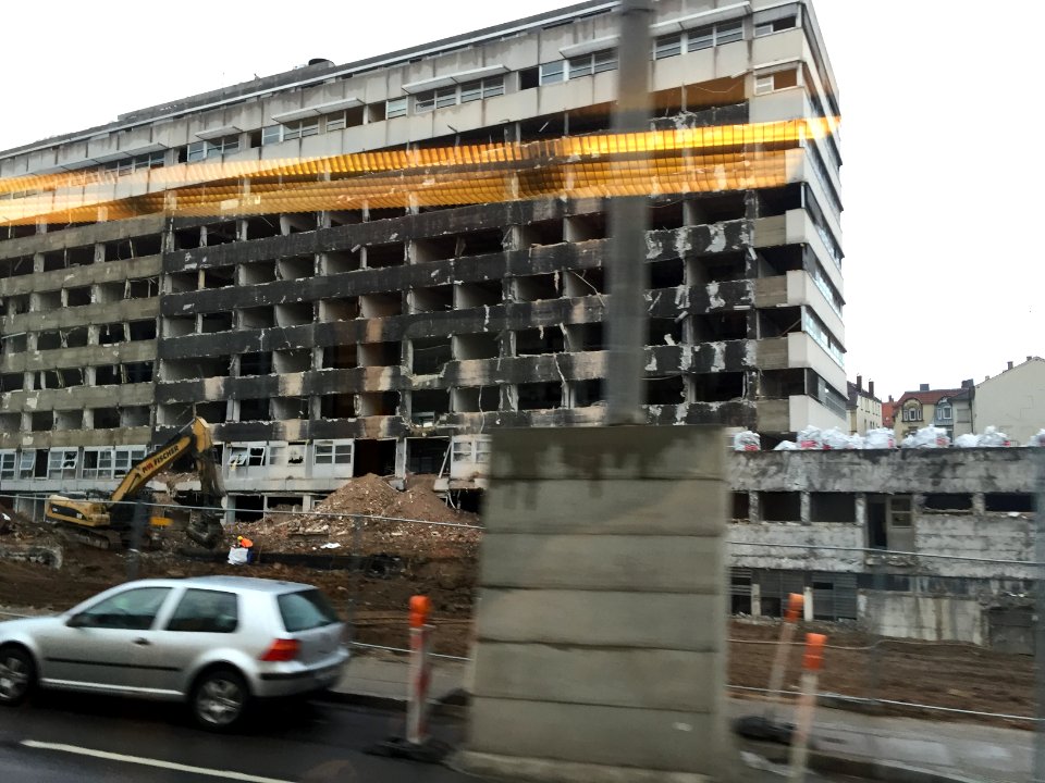 Abriss an Bissmarckstraße Stuttgart