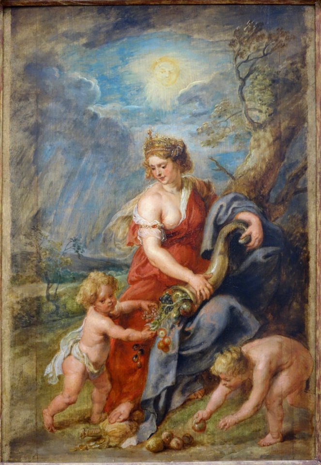 Abundance (Abundantia) by Peter Paul Rubens, c. 1630, oil on panel - National Museum of Western Art, Tokyo - DSC08165