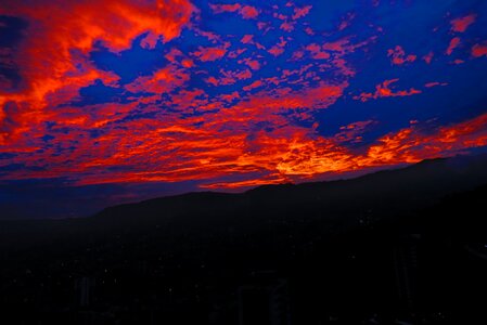 Landscape sky clouds photo