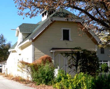 Abraham Castetter house carriage barn from SE 1