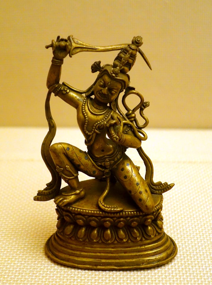 Acala, Tibet, 1644-1911 AD, gilt copper - Sichuan Provincial Museum - Chengdu, China - DSC04389