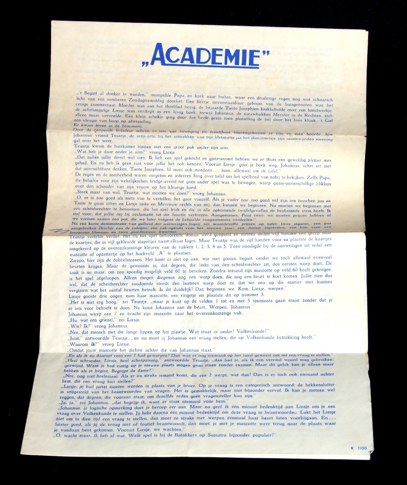 Academie spel, foto 3