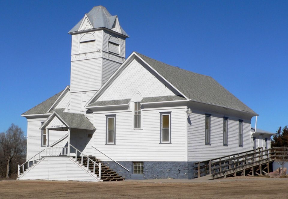 Academy, South Dakota, Church of Christ from SE 2