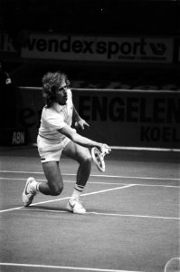 ABN-tennistoernooi in Rotterdam Vitas Gerulaitis in actie, Bestanddeelnr 929-6577