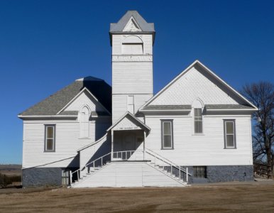 Academy, South Dakota, Church of Christ from S 1