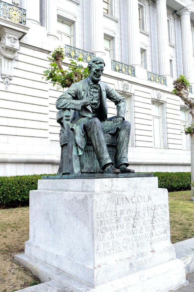 Abraham Lincoln by Haig Patigian - San Francisco City Hall - DSC02816