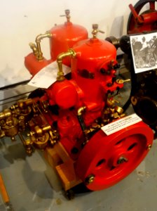 Acadia Marine Engine from Schooner Victoria, 1908 design - New England Wireless & Steam Museum - East Greenwich, RI - DSC06755