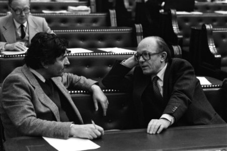Abortuswetsontwerp Tweede Kamer , nummer 18 en 19 CDA-fractieleider Lubbers (l) , Bestanddeelnr 931-1288
